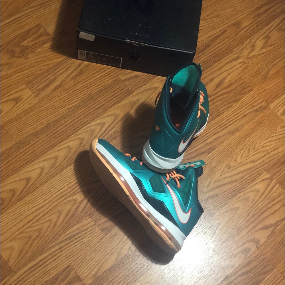 Nike Lebron X Miami Dolphins